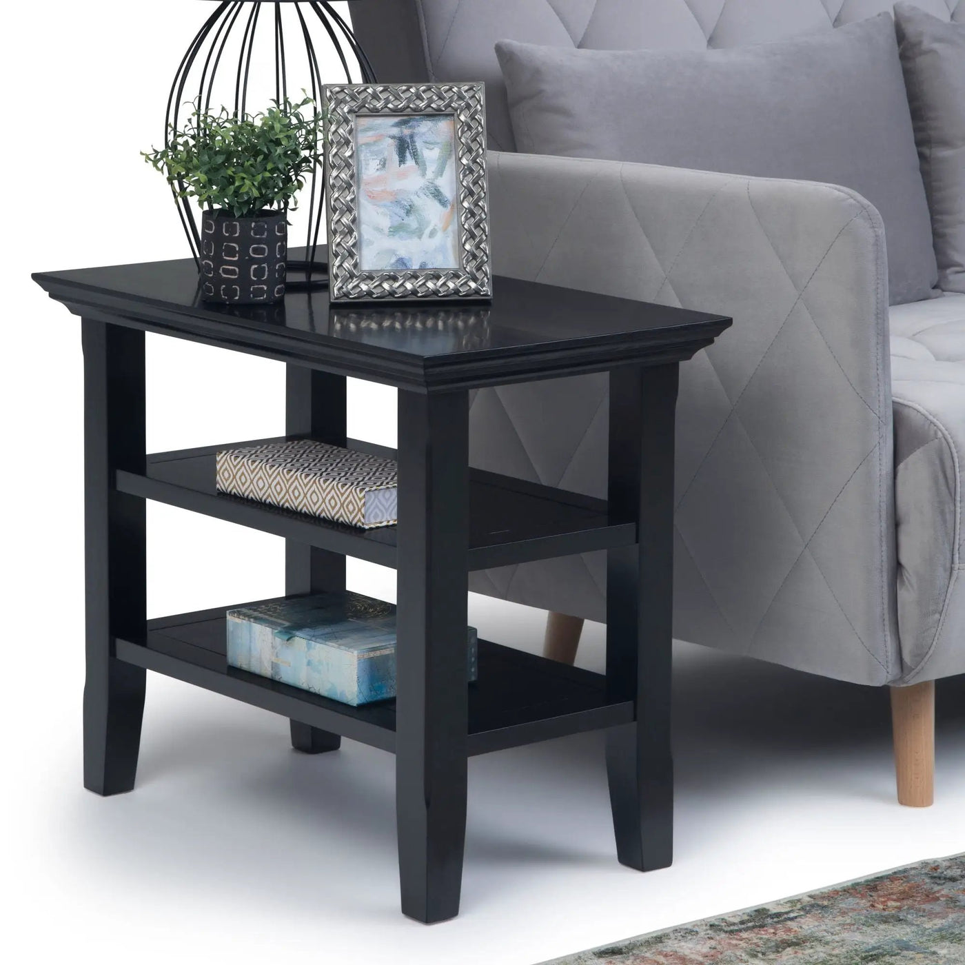 Acadian - Narrow Side Table, Handcrafted by HouseOfZazla