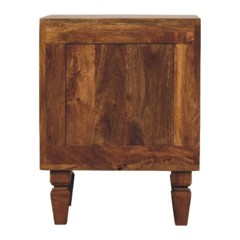 Solid Wood Louvre Bedside Unit by HouseOfZazla