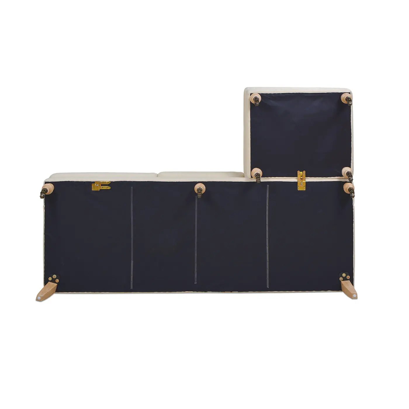 Alana - L-Shape Reversible Sectional Sofa - Light Beige by Unique Piece Furniture