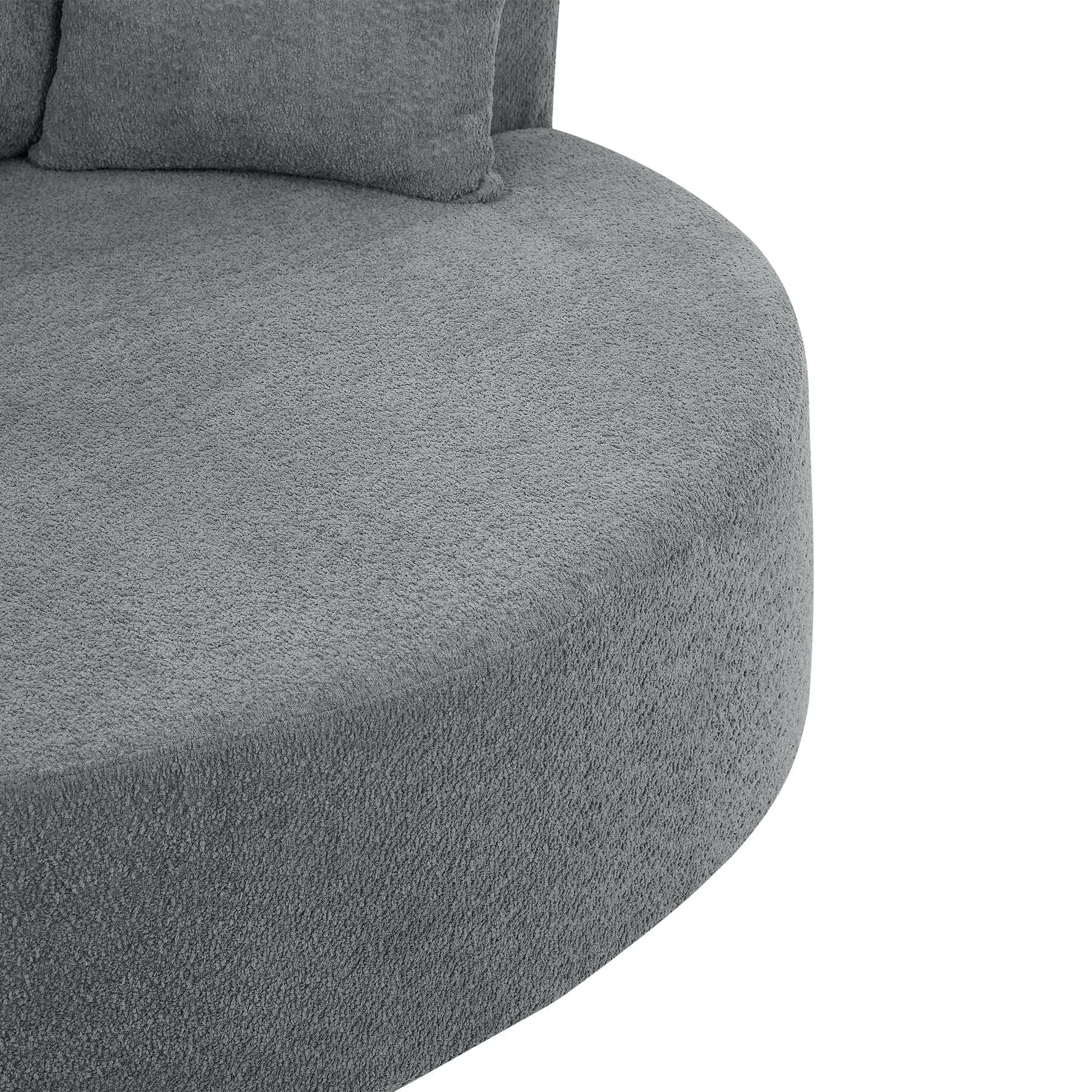 360° Swivel Accent Barrel Chair With 3 Removable Pillows For Living Room by HouseOfZazla