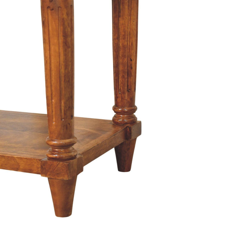 Turned Legs Drawer Table by HouseOfZazla