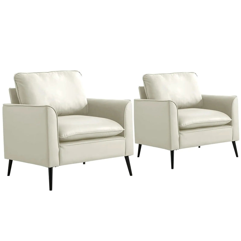 TS Cat Paw Leather Upholstered Sofa 2PC by HouseOfZazla