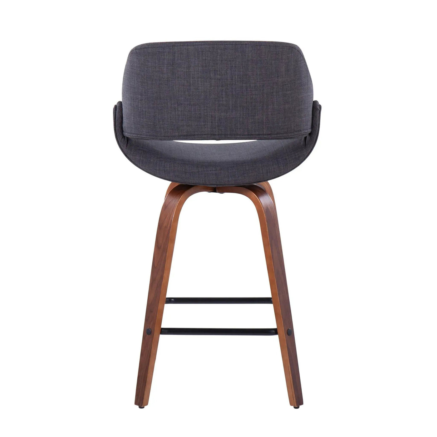 Fabrico - Mid-Century Modern, Counter Stool (Set of 2) by HouseOfZazla