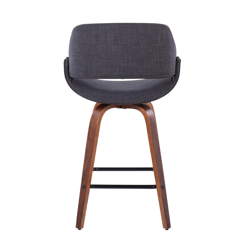 Fabrico - Mid-Century Modern, Counter Stool (Set of 2) by HouseOfZazla