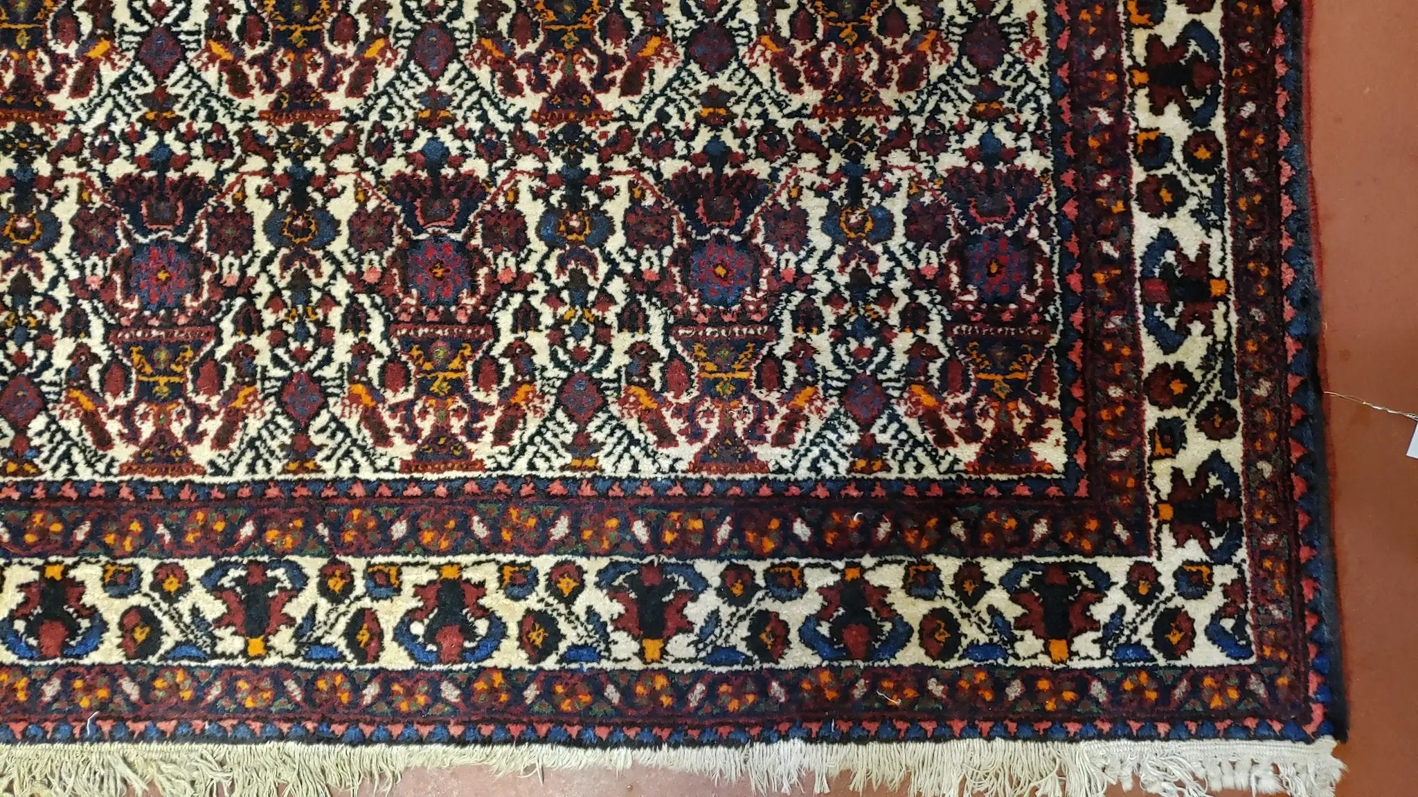 Persian Afshar Rug 3.6 x 5, Zili Sultan Pattern, Wool by Jewel Rugs