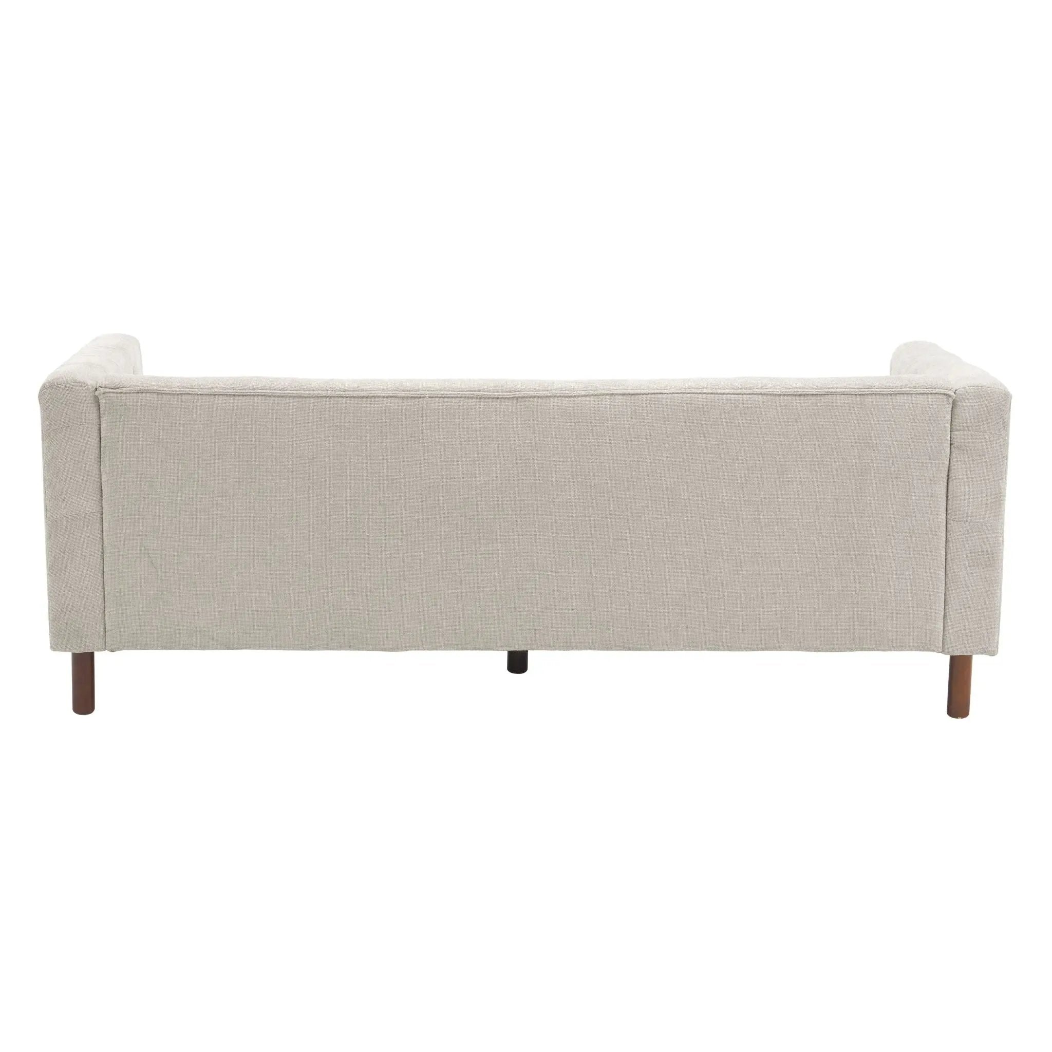 Upholstered Sofa Modern 3 Seater Sofa Couch With Tufted Design For Living Room by HouseOfZazla
