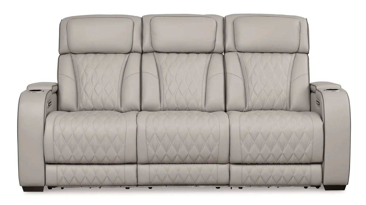 Boyington - Power Reclining Sofa With Adj Headrest by Unique Piece Furniture