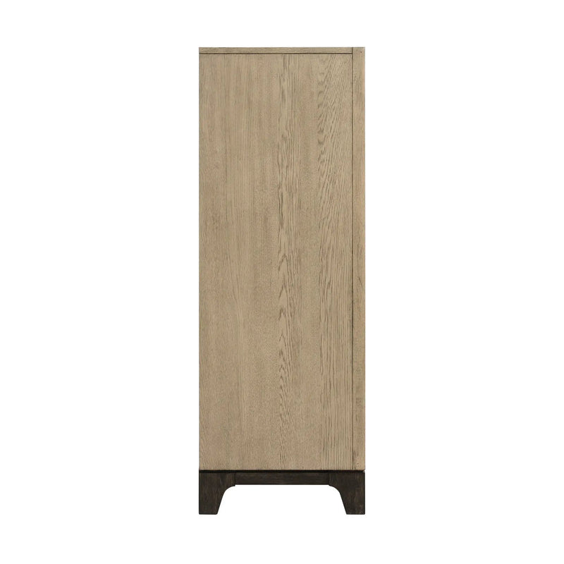 6 Drawer Chest With Smooth Glides - Brown by HouseOfZazla