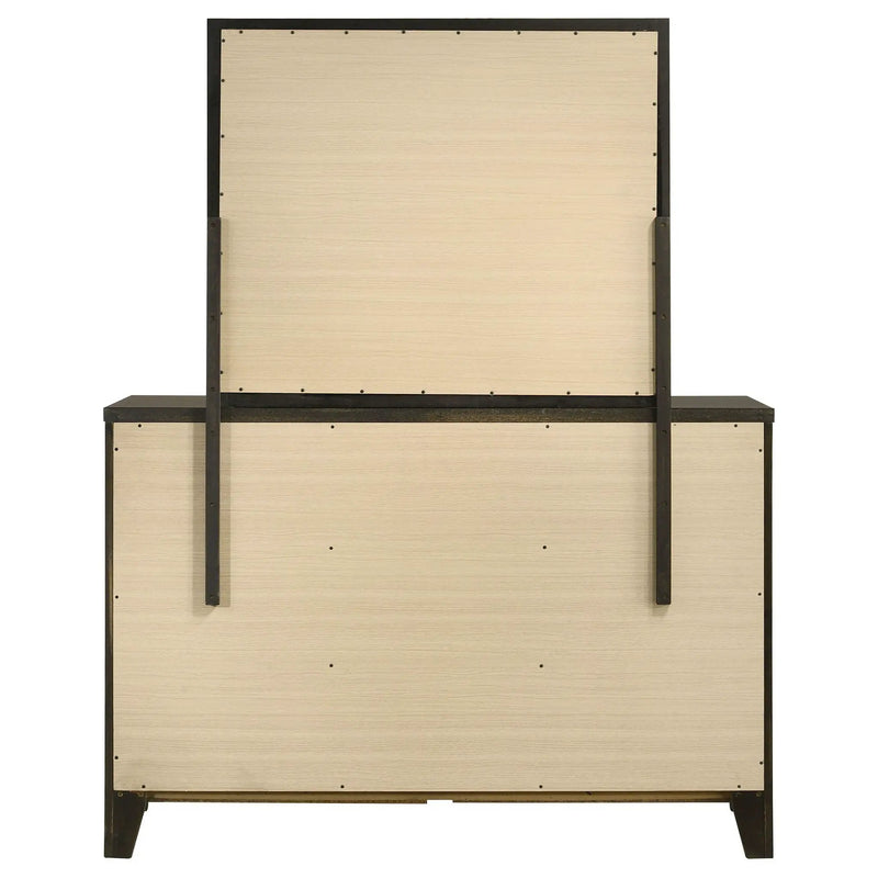 Wilkes 6-drawer Dresser and Mirror Dark Cocoa by Unique Piece Furniture