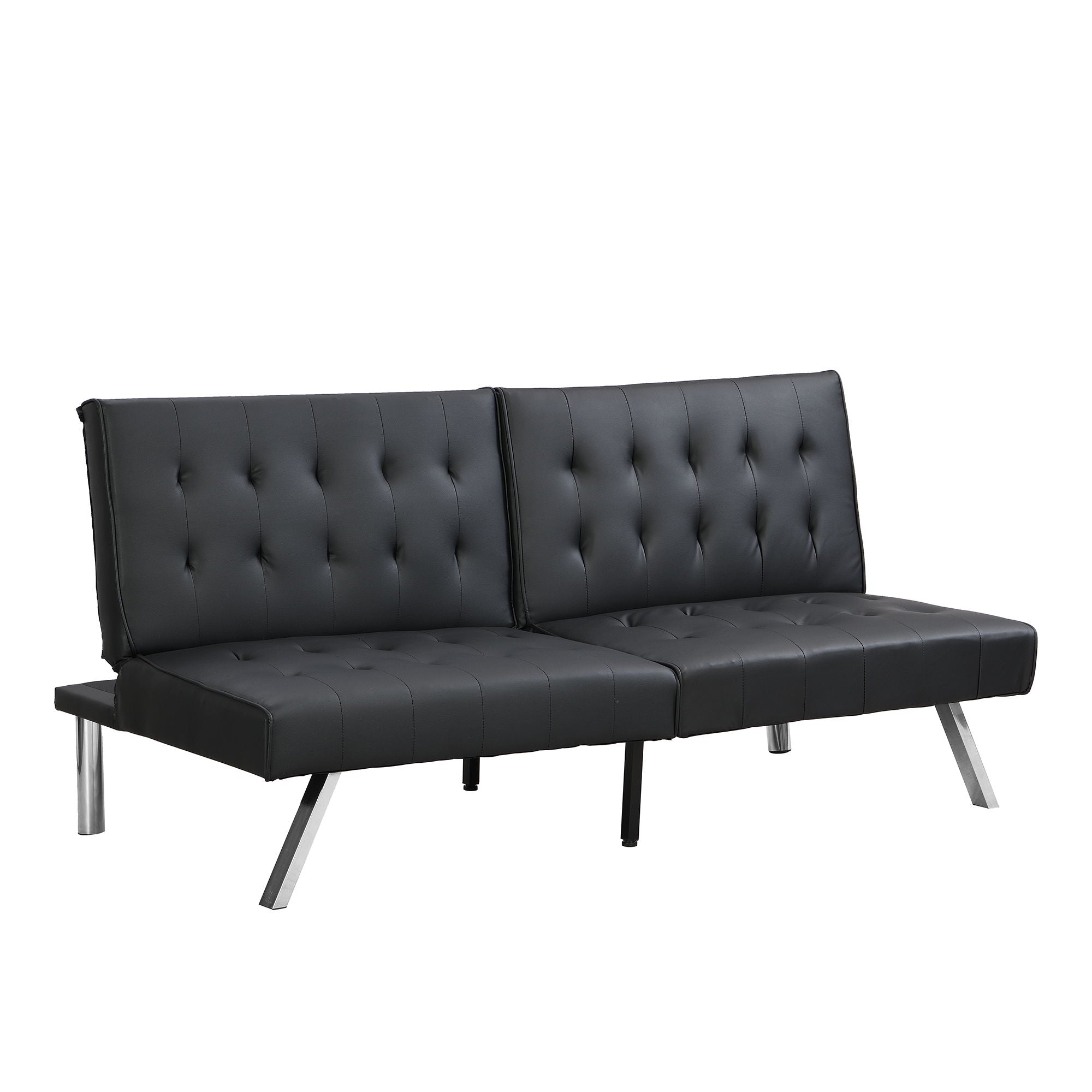 Comfortable Futon Sofa Bed - Black by HouseOfZazla