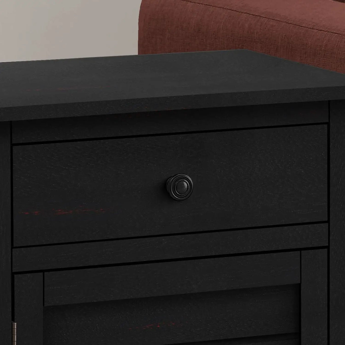Accent Nightstand, Storage Drawer, Transitional by Unique Piece Furniture