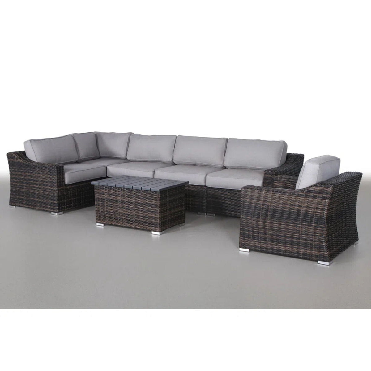 Stylish Sofa Seating Group With Cushions Perfect For Outdoor Gatherings, photo 21 of 21