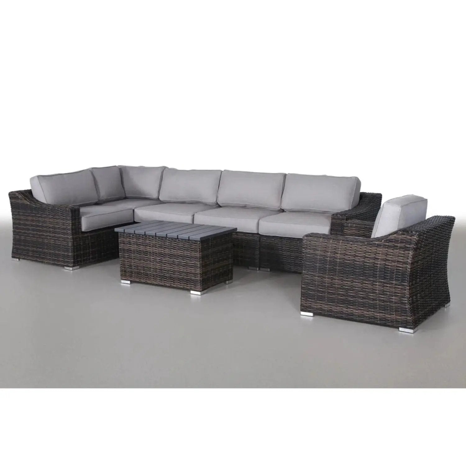 Stylish Sofa Seating Group With Cushions Perfect For Outdoor Gatherings by Unique Piece Furniture