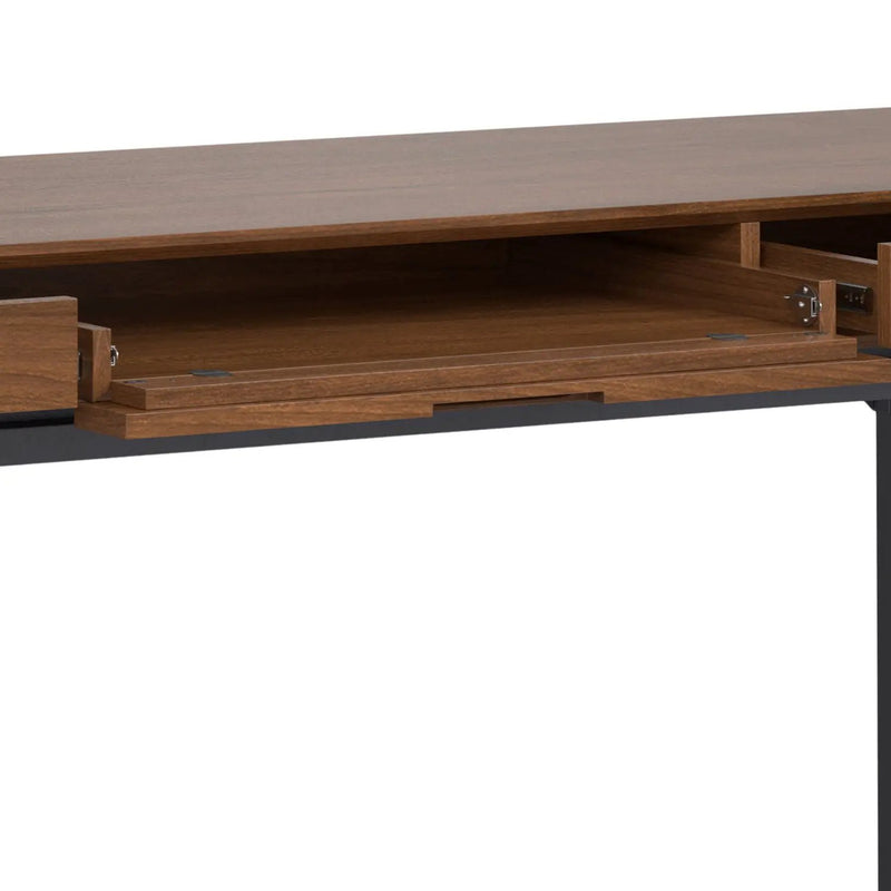 Banting - Mid Century Handcrafted Wide Desk by HouseOfZazla