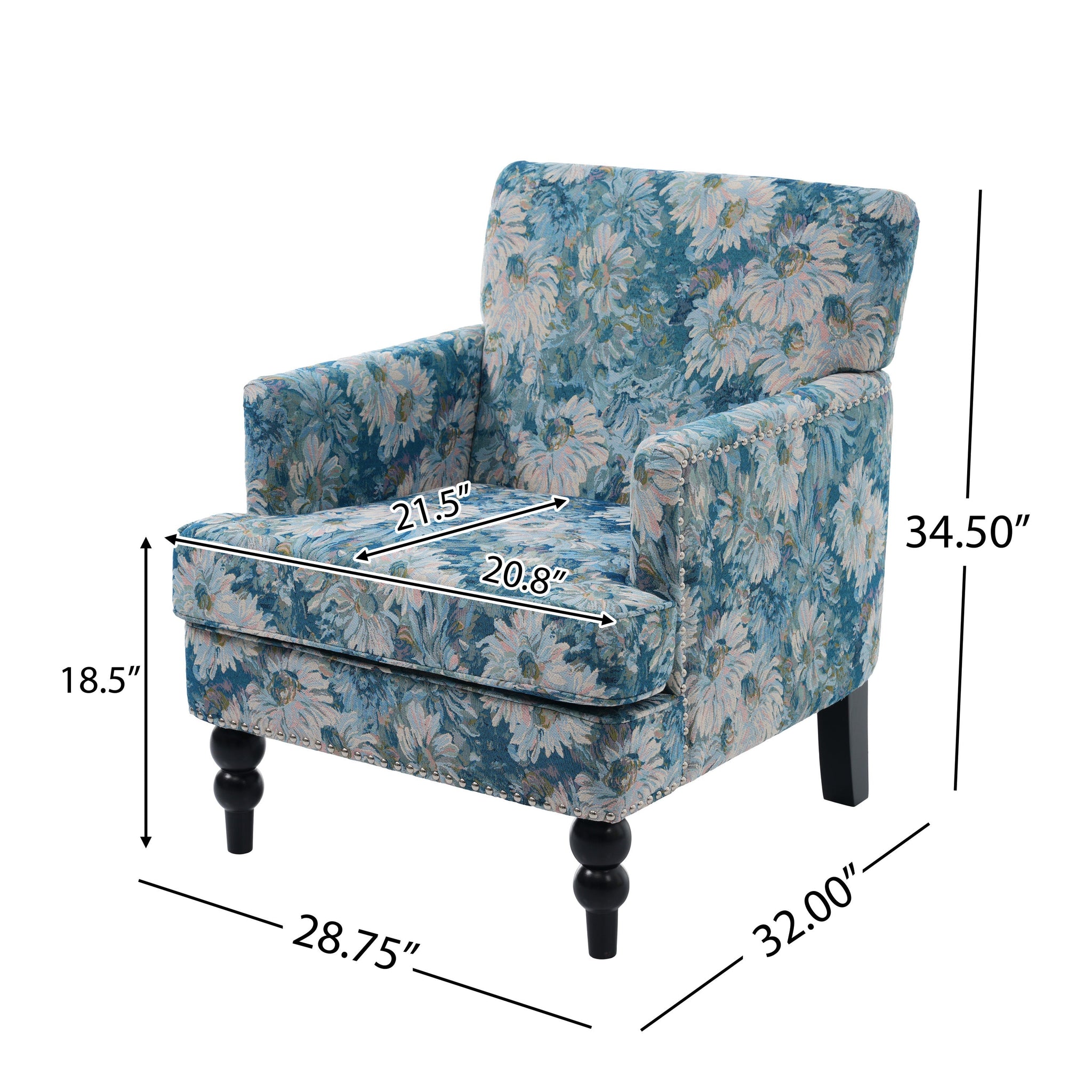 Harrison Tufted Club Chair by HouseOfZazla