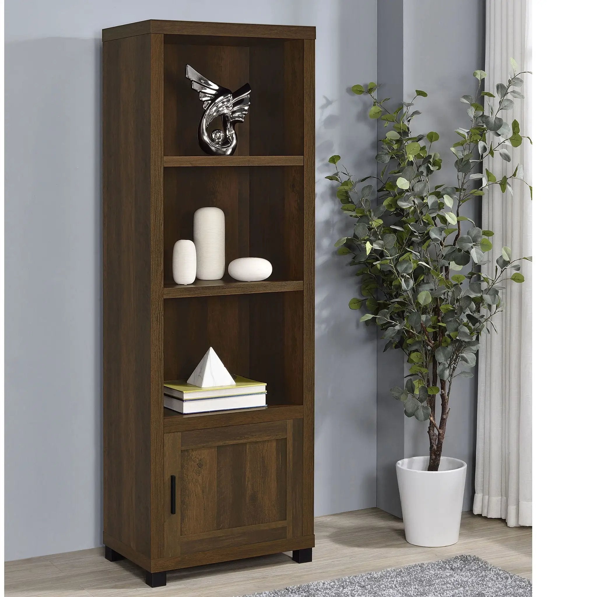 Vivek - 3 Shelf Media Tower by HouseOfZazla