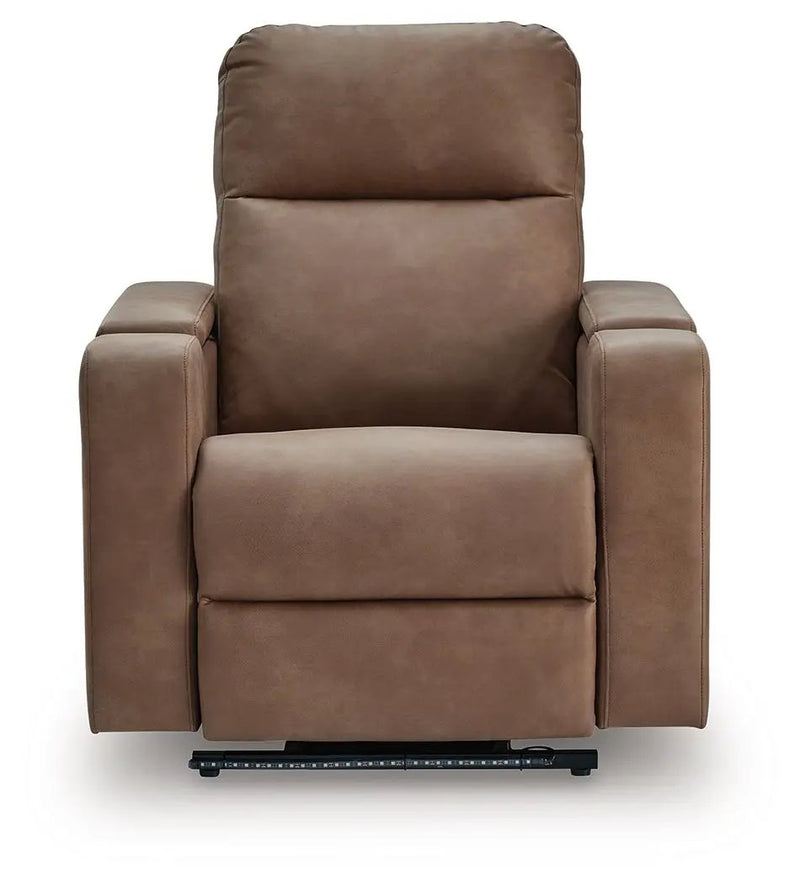 Lorrenton - Glider Power Recliner With Audio System - Caramel by Unique Piece Furniture