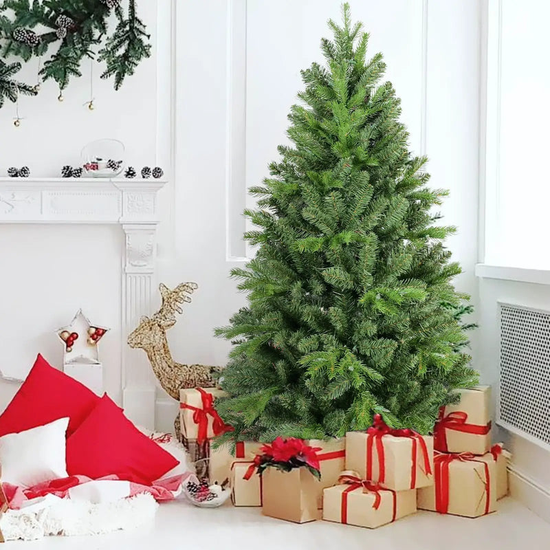 6FT Christmas Tree with 1032 PE+PVC Tips by HouseOfZazla