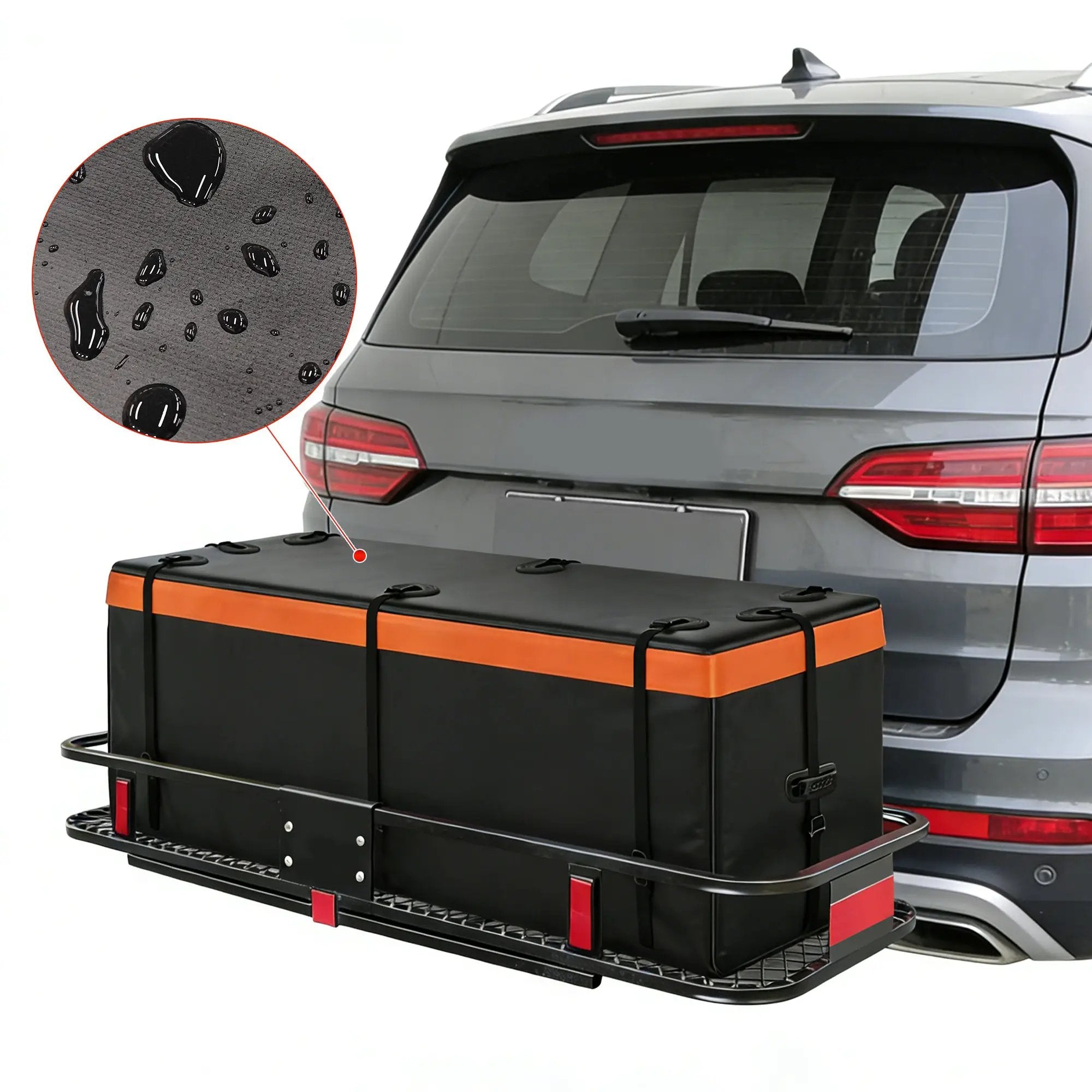 Heavy Duty Folding Hitch Mount Cargo Carrier by HouseOfZazla