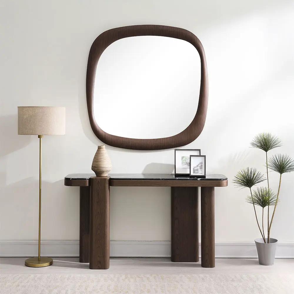 Dana - Accent Mirror - Dark Walnut by Unique Piece Furniture