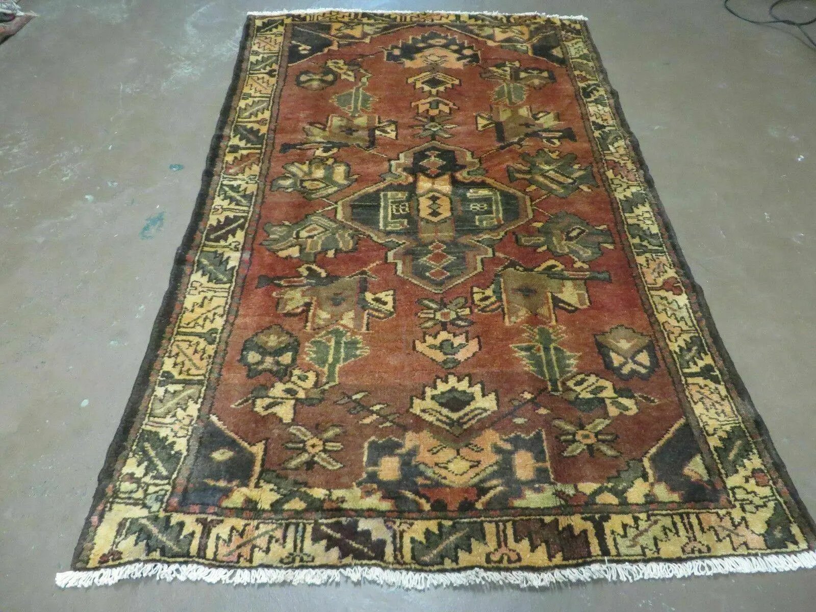 4' X 6' Antique 1920 Handmade Turkish Wool Rug Veg Dye Nice by Jewel Rugs