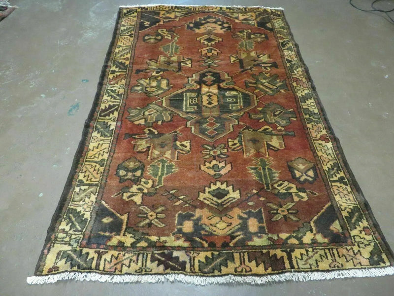 4' X 6' Antique 1920 Handmade Turkish Wool Rug Veg Dye Nice by Jewel Rugs