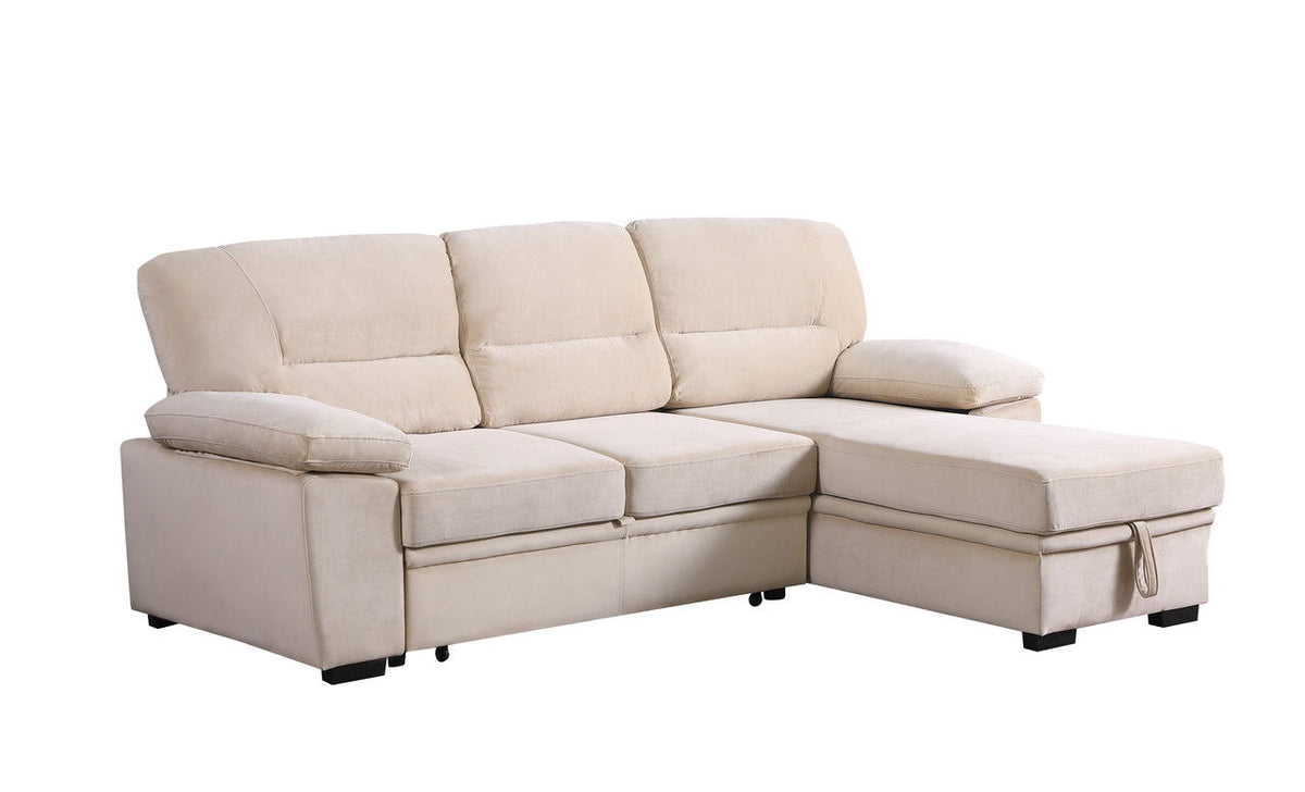 Kipling - Reversible Sleeper Sectional Sofa Chaise, photo 13 of 14