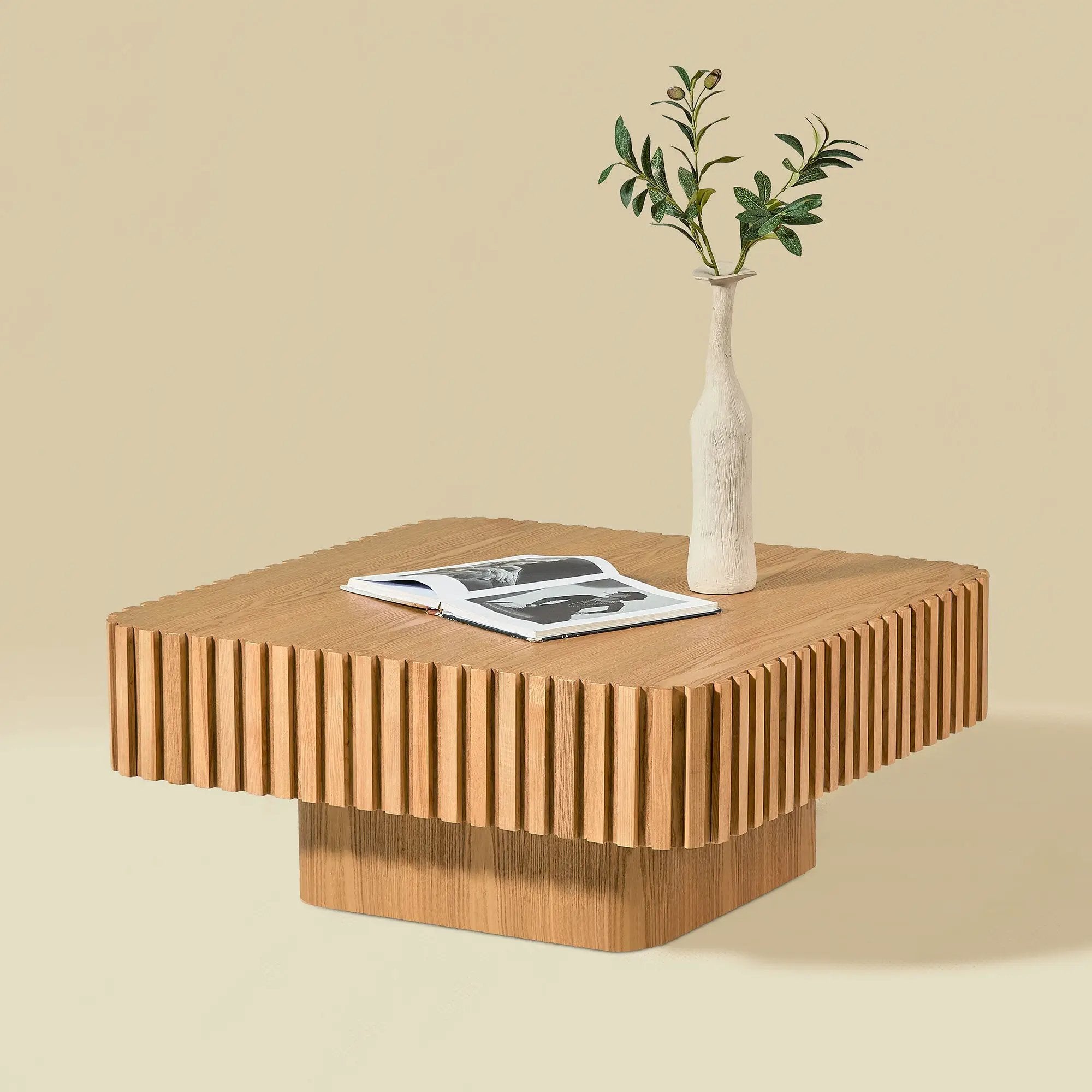 Modern Handcraft Drum Coffee Table by HouseOfZazla
