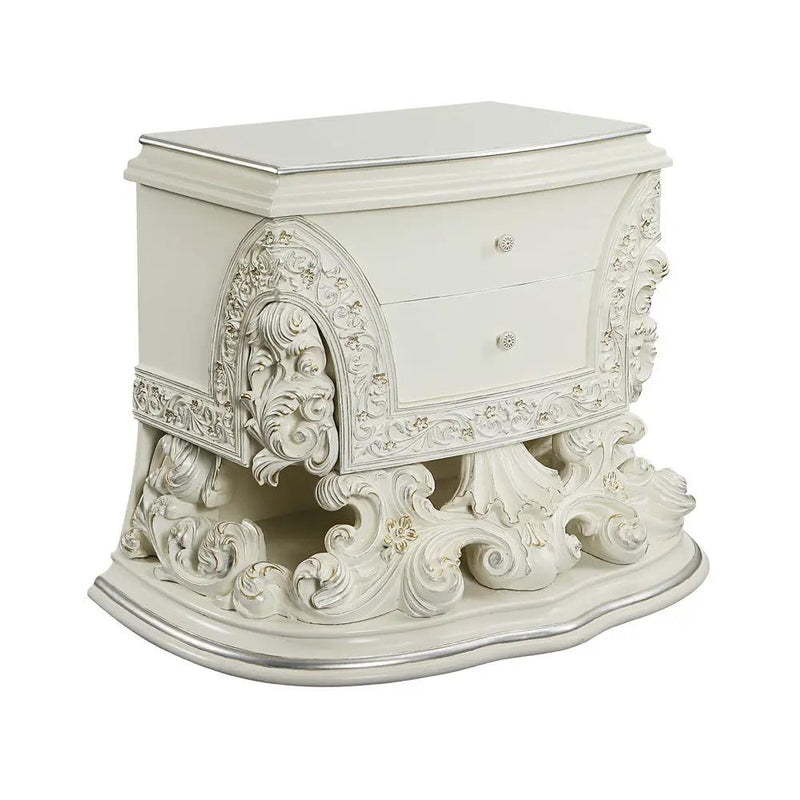 Adara - Nightstand - Antique White by Unique Piece Furniture