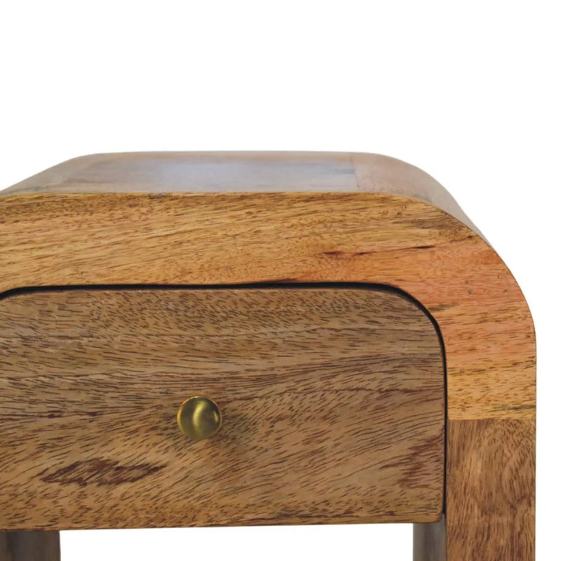 Mini Darcy - Nightstand With Curved Edges by HouseOfZazla