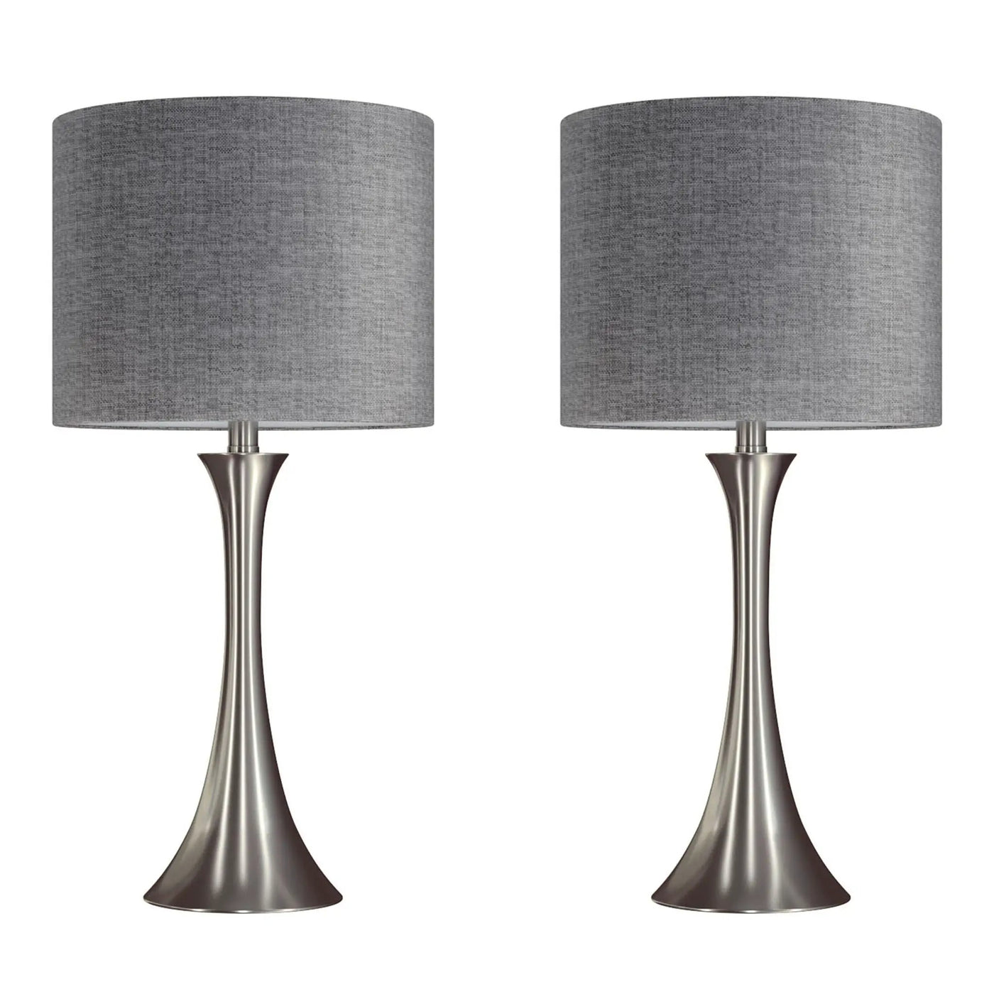 Lenuxe - Contemporary Semi Gloss Table Lamp (Set of 2) by HouseOfZazla