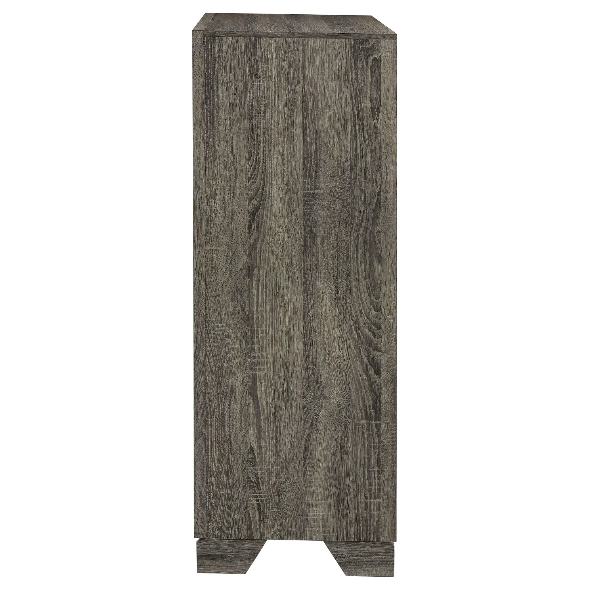 Wright 4-drawer Chest of Drawers Brown Oak by Unique Piece Furniture
