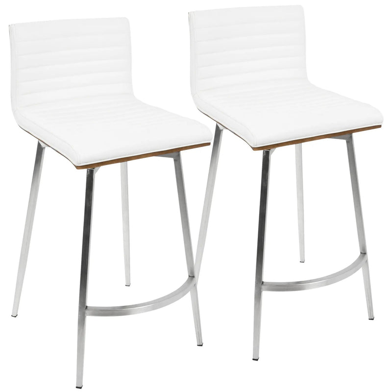 Mason - Contemporary Swivel Counter Stool (Set of 2) by Unique Piece Furniture