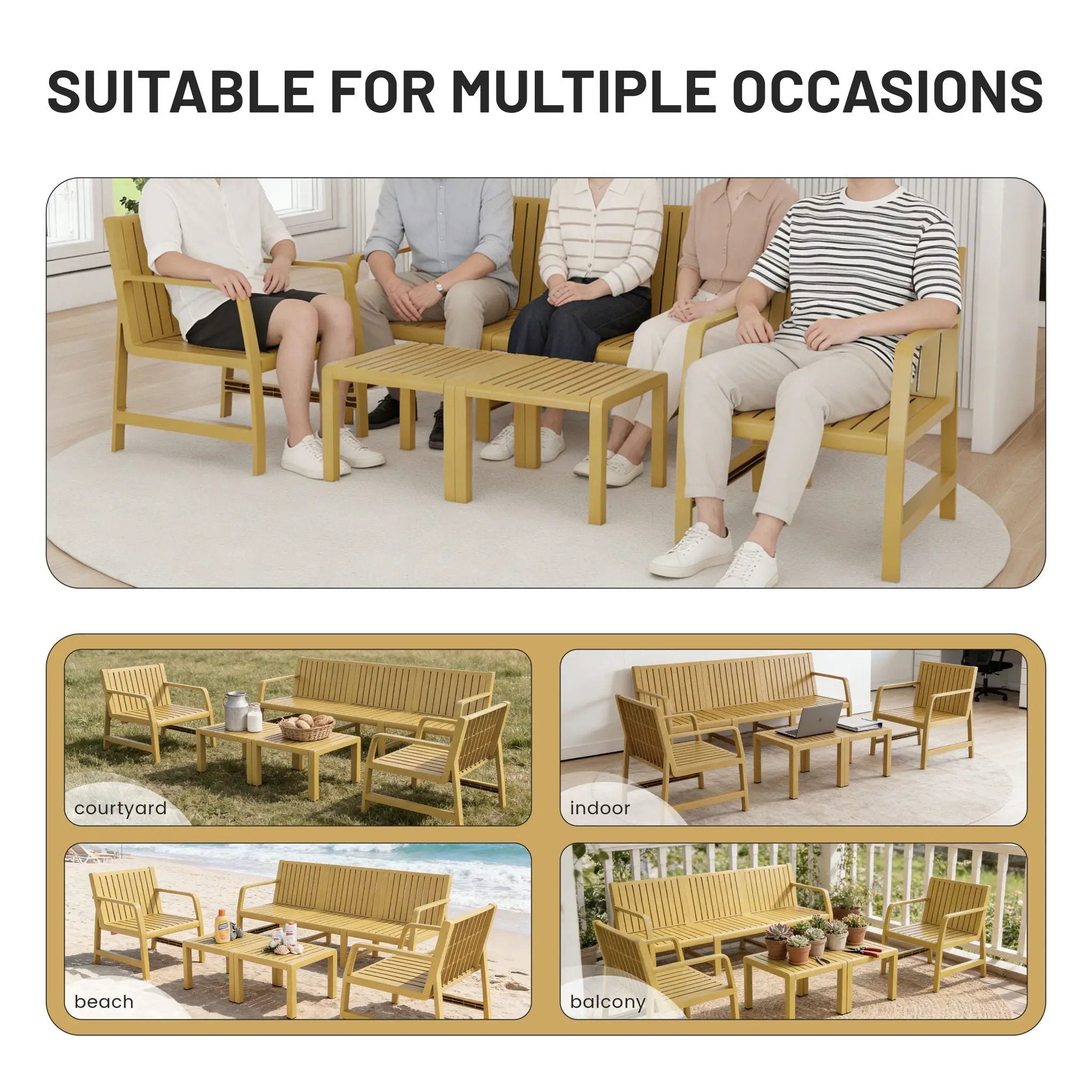 Furniture Set, Waterproof And Durable by HouseOfZazla
