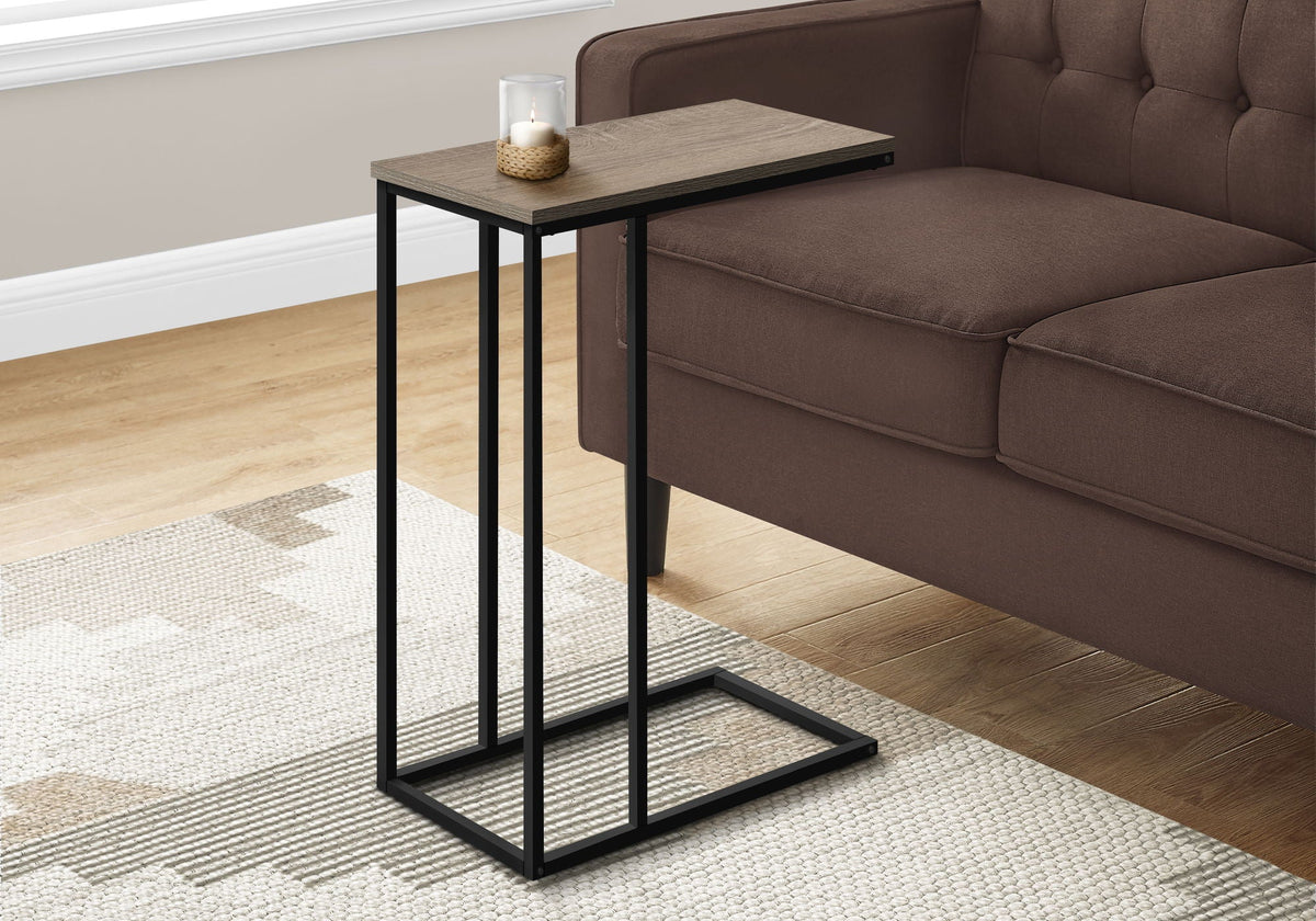 C-Shaped Metal Accent Table with Space-Saving Functionality - Multiple Colors, photo 6 of 24