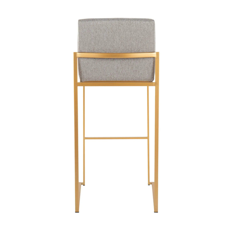 Fuji - Contemporary Design High Back Barstool by Unique Piece Furniture