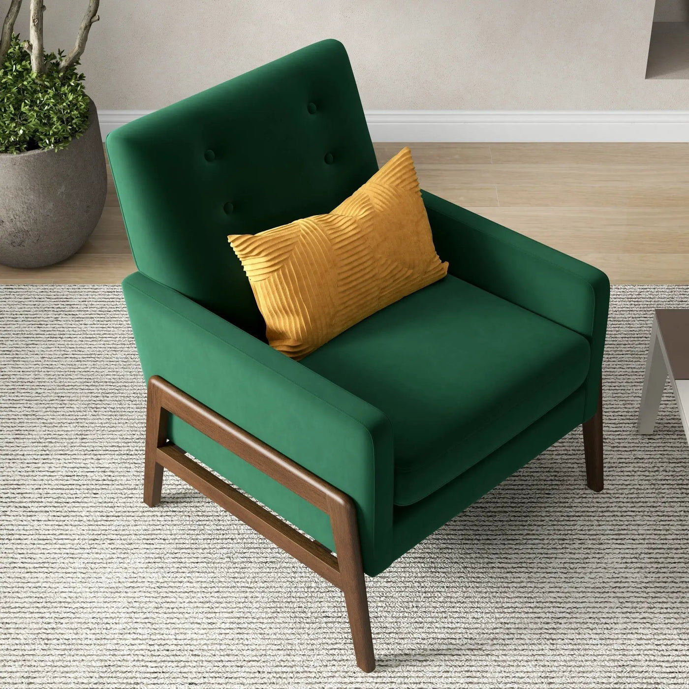 Cole - Solid Wood Lounge Chair by HouseOfZazla