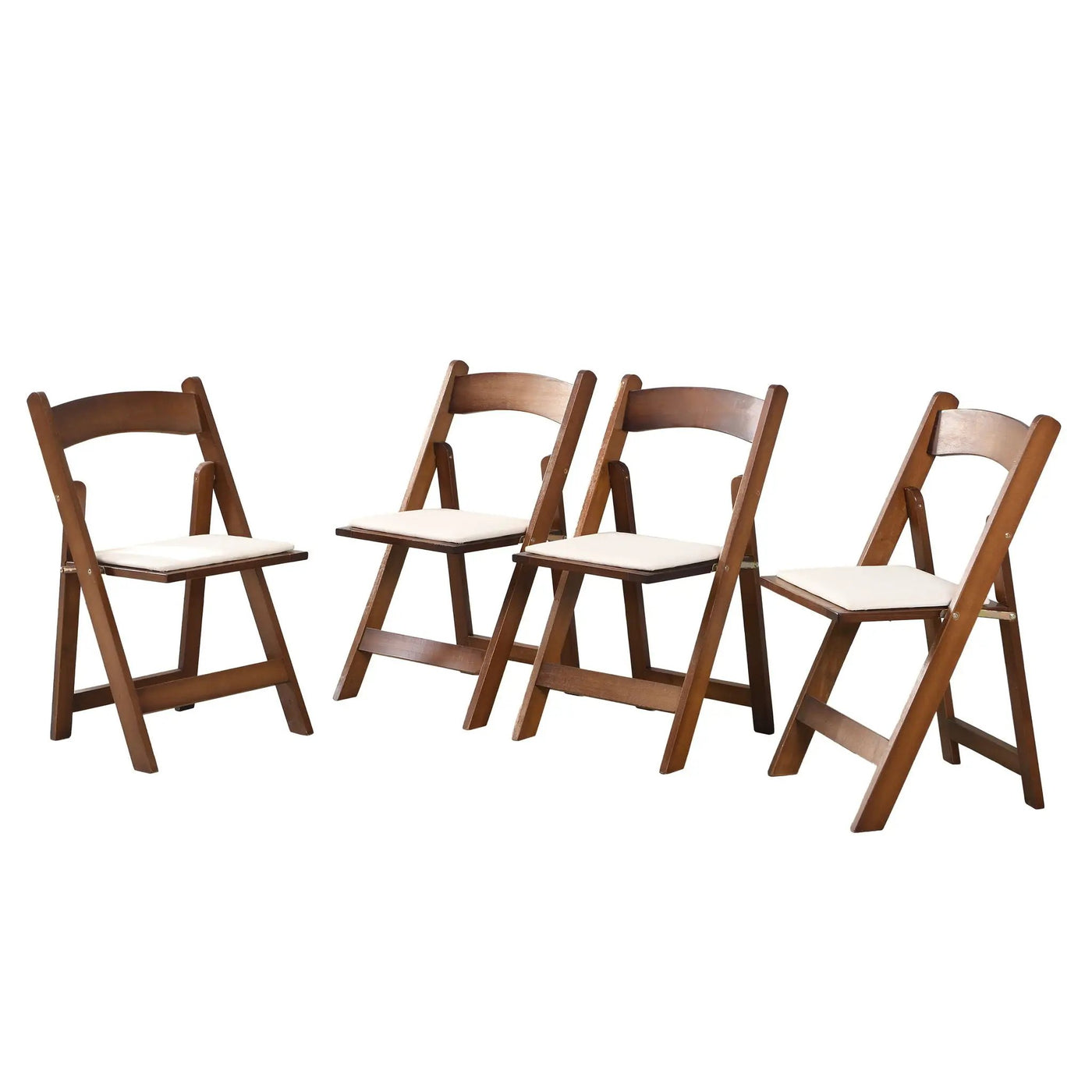 Solid Wood Upholstered Folding Chair Set, Dining Room (Set of 4) by Unique Piece Furniture