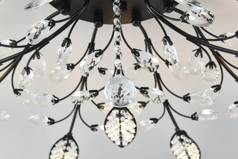 15-Light Chandelier Crystal Ceiling Lamp by HouseOfZazla