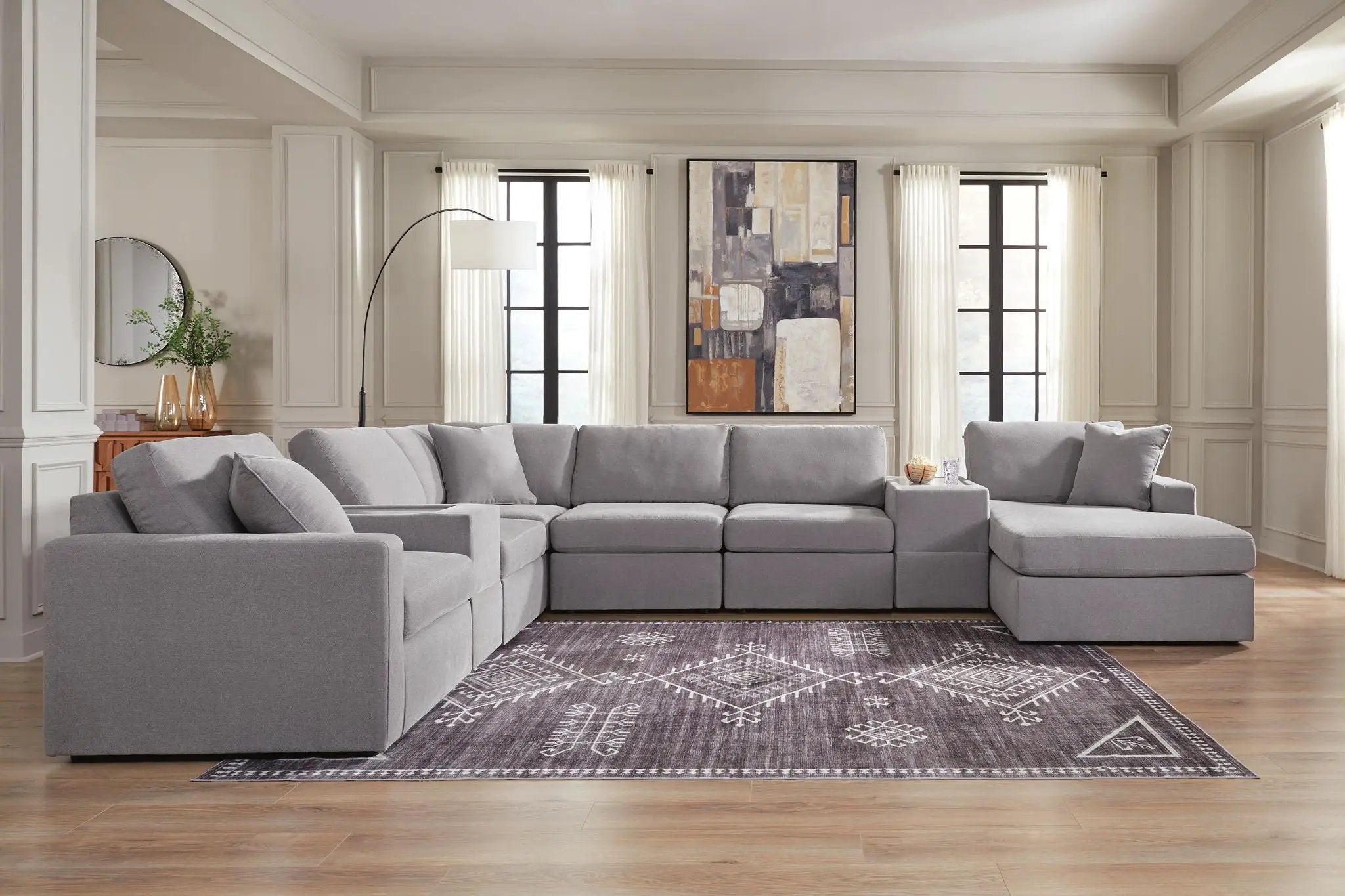Modmax - Sectional - Granite by Unique Piece Furniture