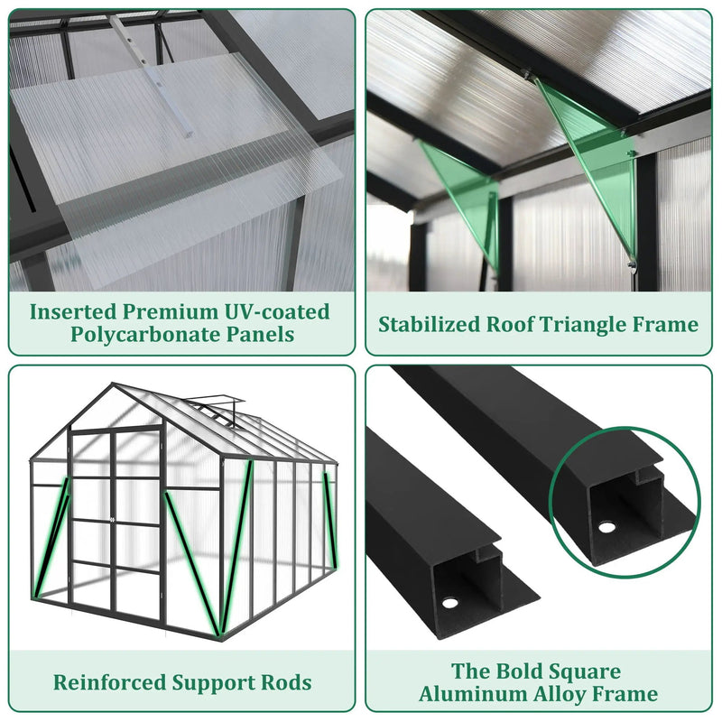 Gain Height Windproof house All Season Outdoor Garden Shelter by HouseOfZazla