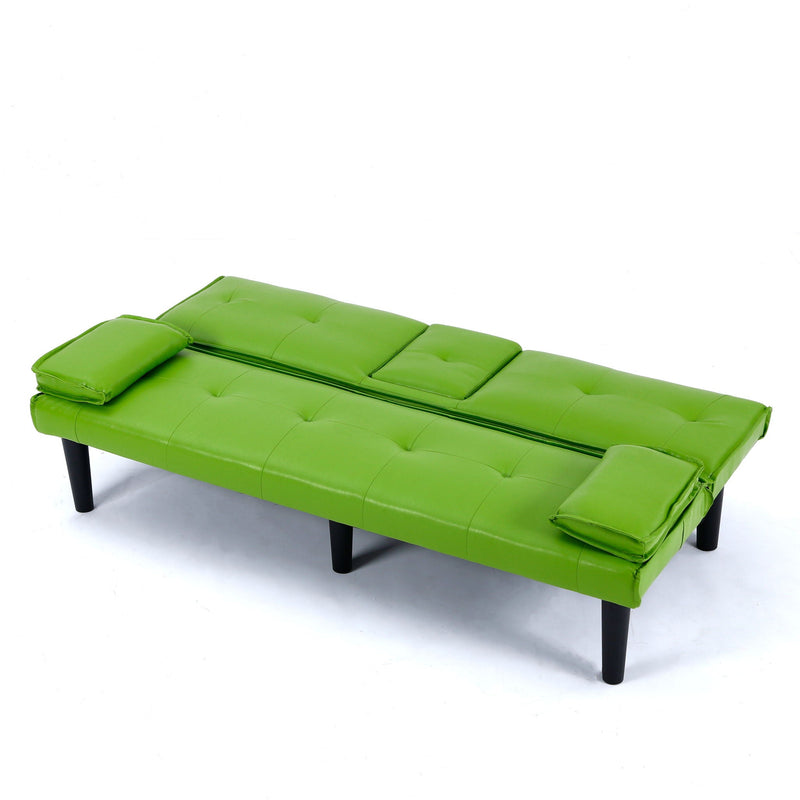 Sofa Bed With Foldable Design And Cup Holder by HouseOfZazla