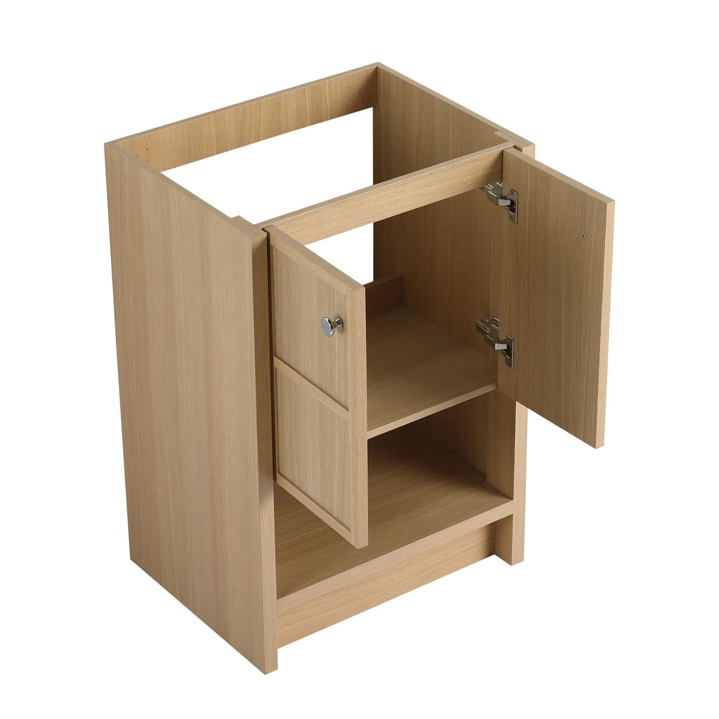Modern Freestanding Bathroom Vanity With 2 Soft Closing Doors by HouseOfZazla