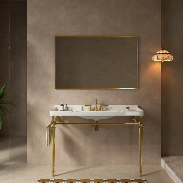 VICI 48" Bathroom Console Sink, Wall-Mounted