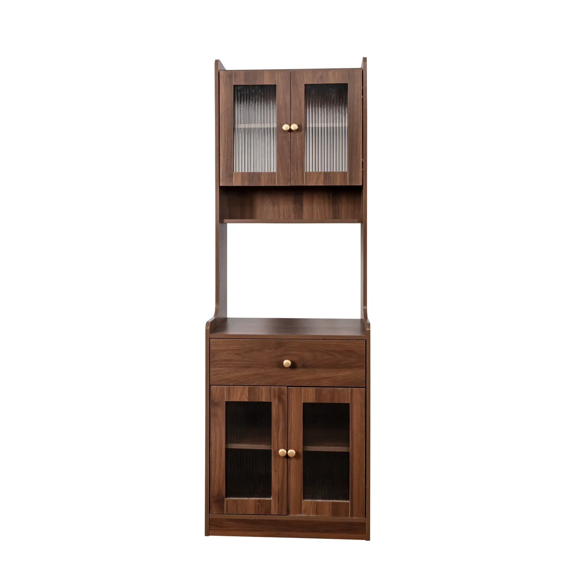 Kitchen Pantry Hutch Storage Cabinet Farmhouse Style by HouseOfZazla