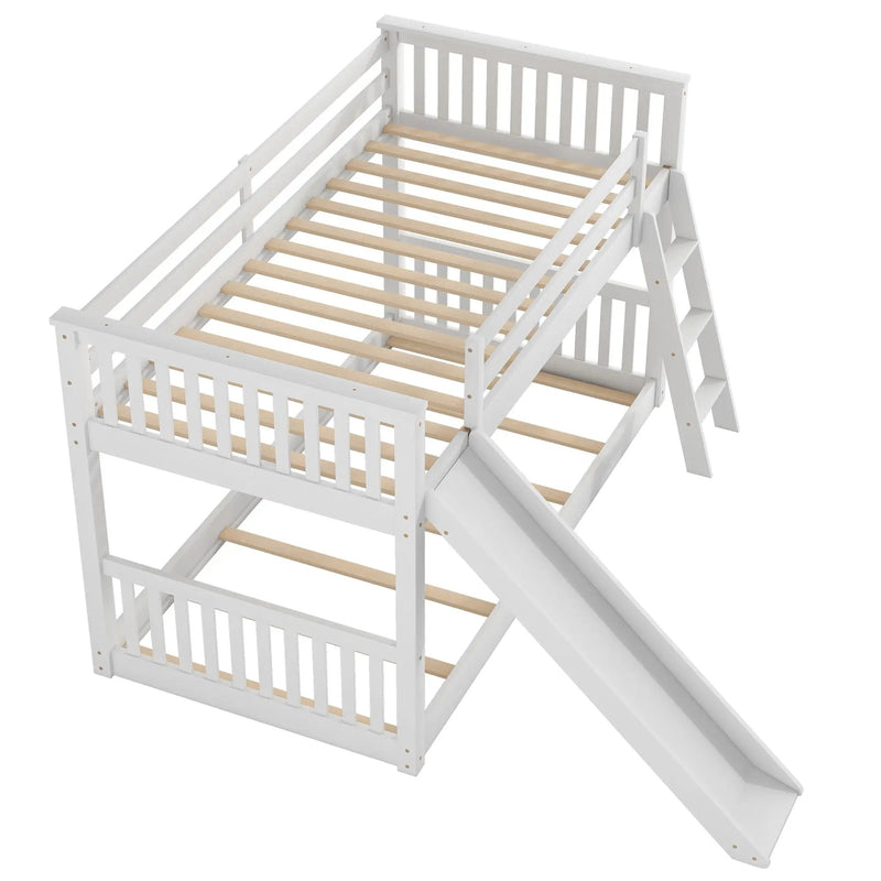 Bunk Bed & Convertible Slide And Ladder by Unique Piece Furniture