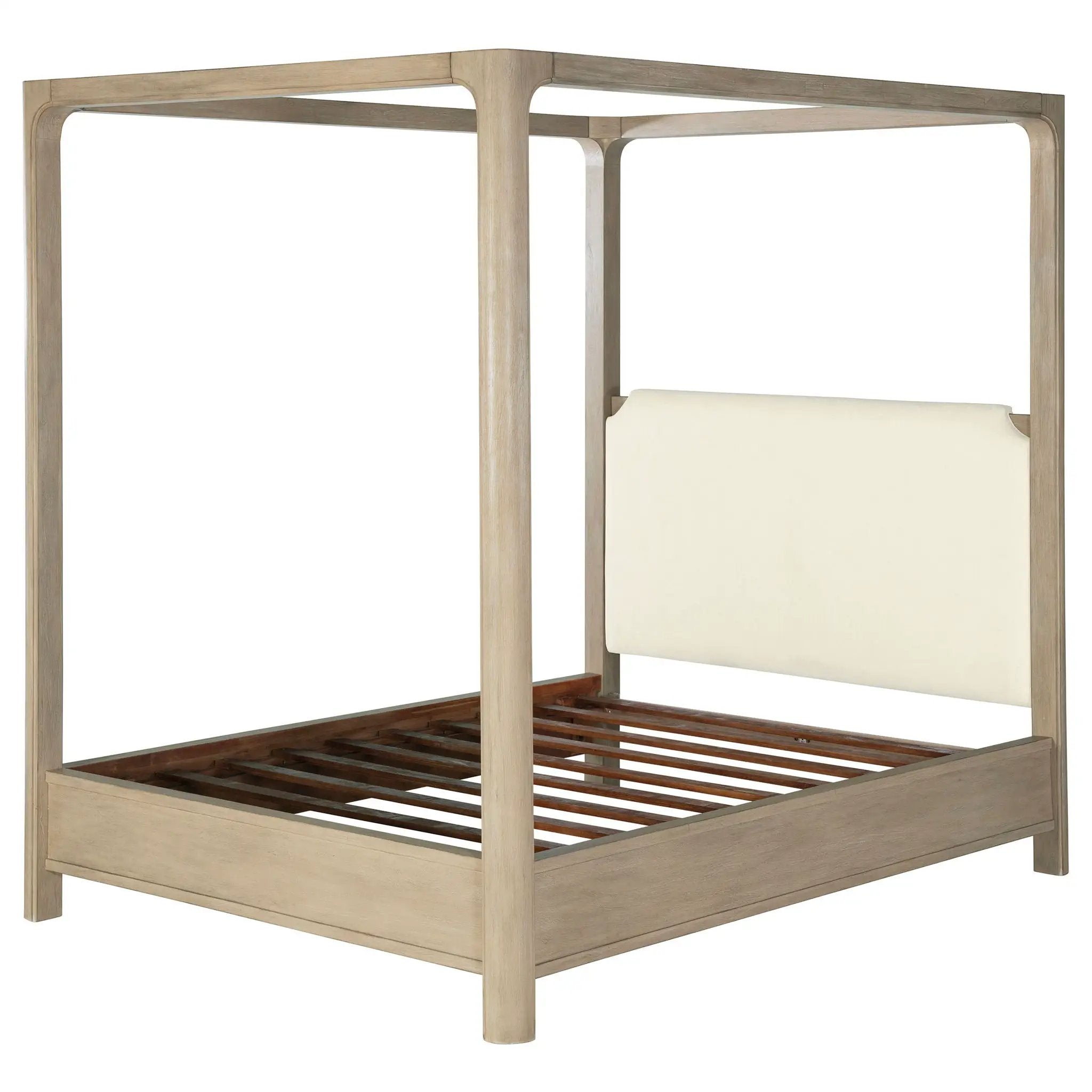 Solano 85-inch Queen Canopy Bed Weathered Mango by Unique Piece Furniture
