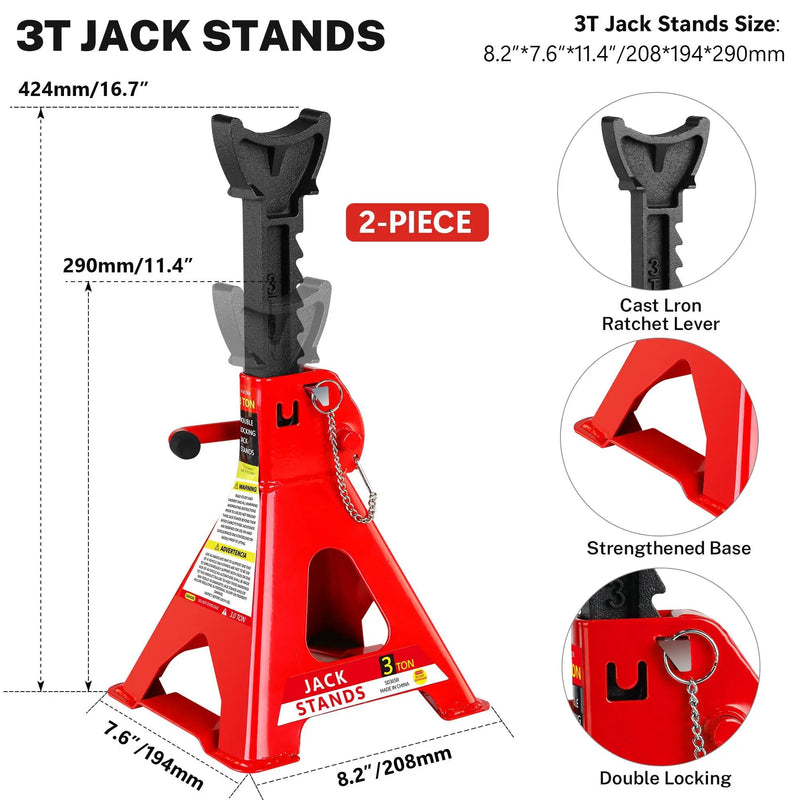 2 Ton Low Profile Floor Jack by HouseOfZazla