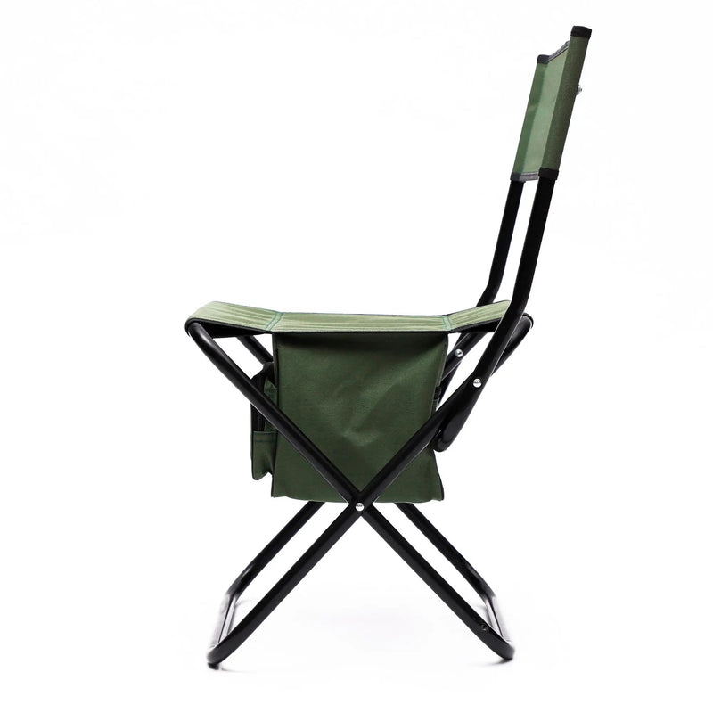 Folding Outdoor Chairs With Storage Bag, Portable Chair For Indoor, Outdoor Camping, Picnics And Fishing by HouseOfZazla