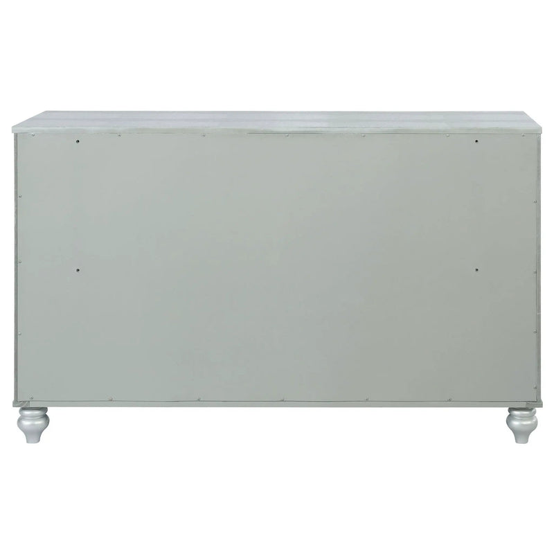 Gunnison 6-drawer Dresser Silver Metallic by Unique Piece Furniture
